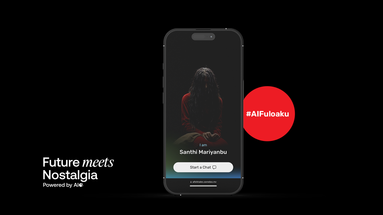 Ooredoo ge AI Chatbot inn mi mahu santhi mariyanbaa chat kolleveyne 