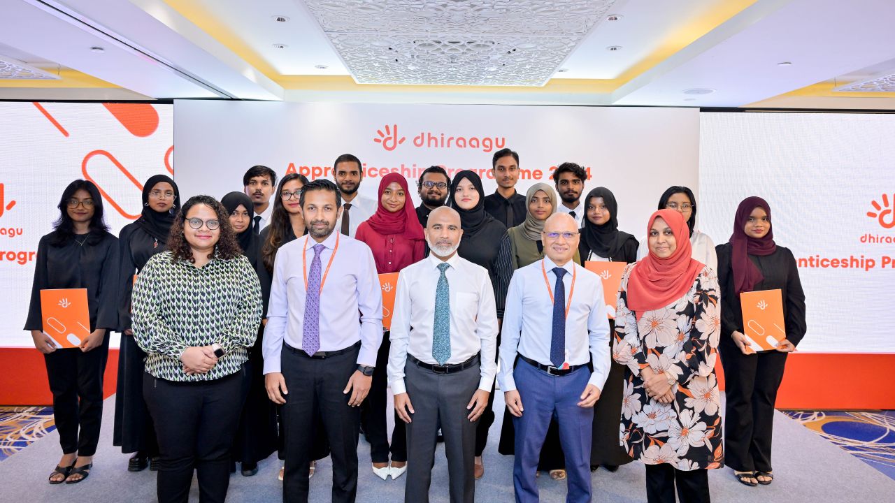 Dhiraagu Apprenticeship programme in 19 dharivaraku dhasvenivejje