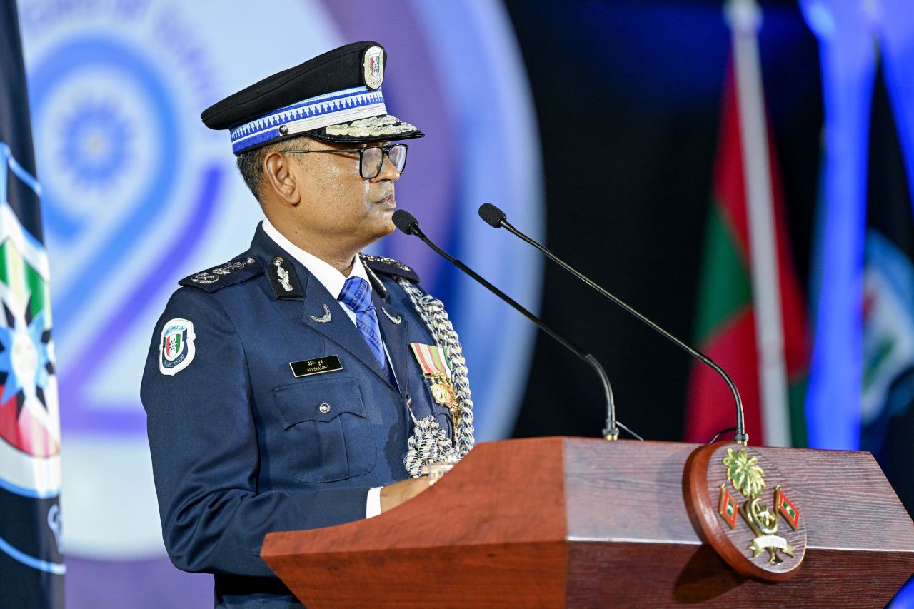Police Commissioner ge magaamun Shujau isthiufaa dhehvaifi