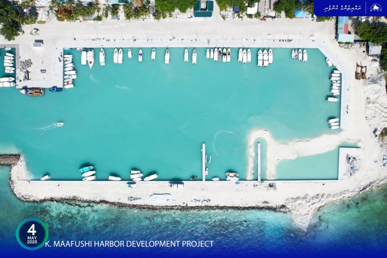 Maafushi bandharu funkurumaai jetty ge masakkai baarah kuriah