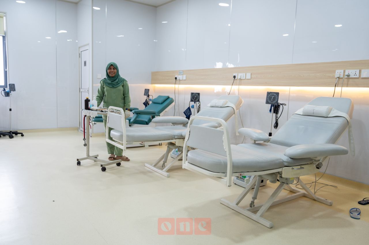 ވަން ފޮޓޯ: އަލަށް ހެދި ތެލަސީމިއާ ސެންޓަރު