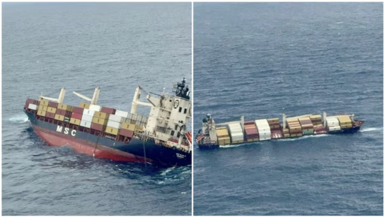 Cargo boat akun container thakeh kandah vehtti Kerala alert ah
