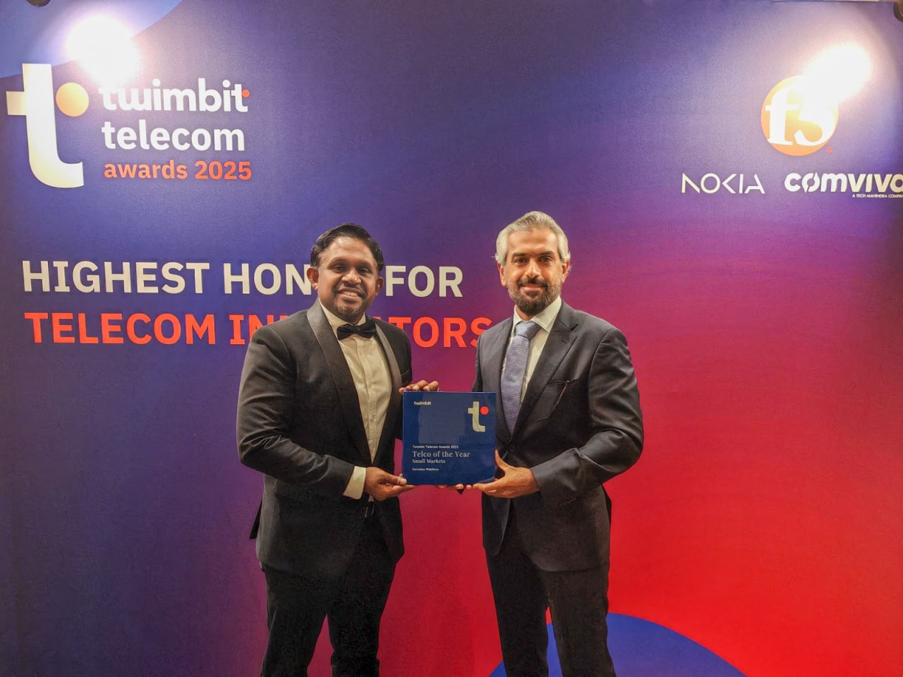 Small telco of the year ge award mi aharuves Ooredoo ah!