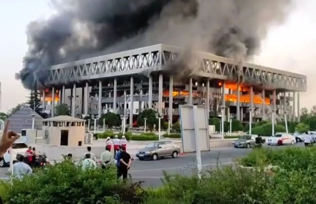 Iran ge dhaulathuge tv station ah Israel in hamalaa dheefi