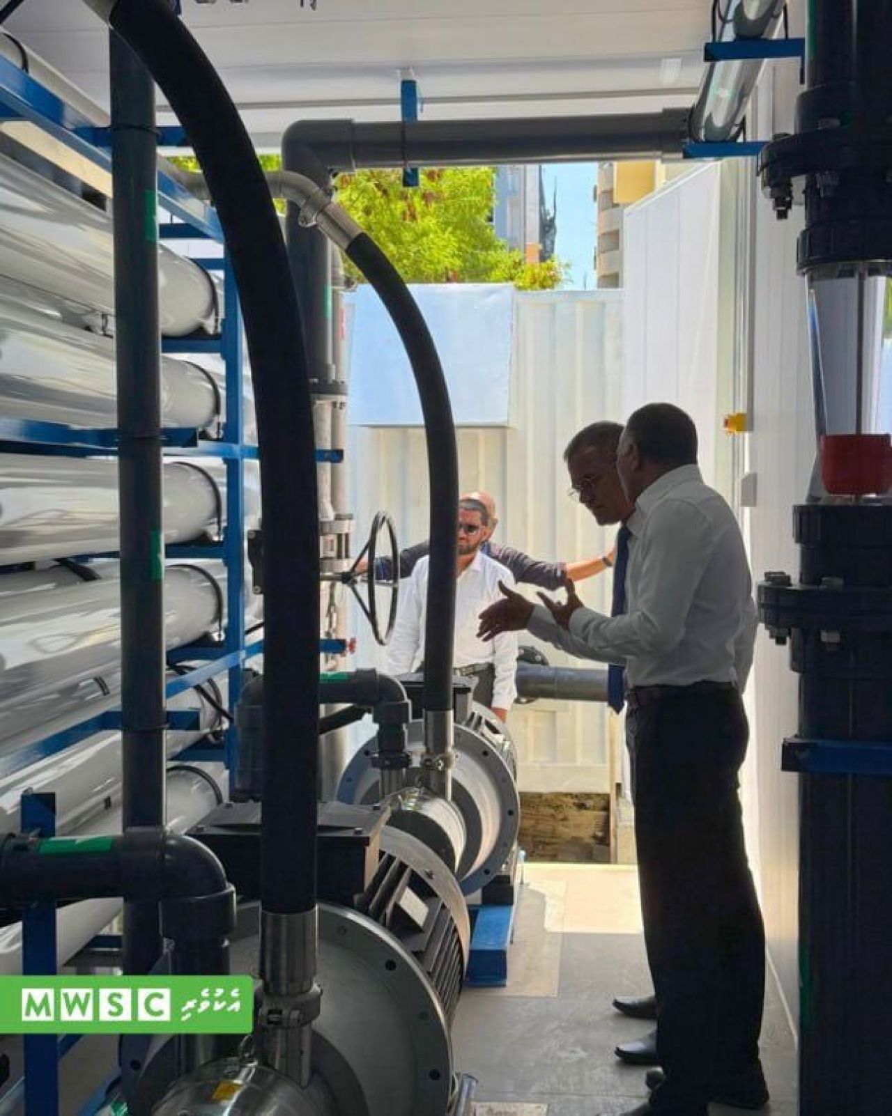 Dhuvaalaku 1,000 ton ge fen ufahdhaa plant eh MWSC in bahattaifi