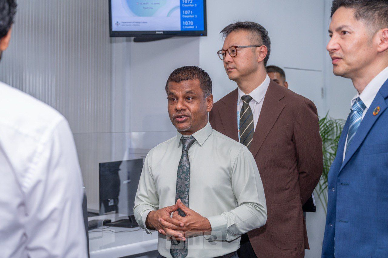 ވަން ފޮޓޯ: ބިދޭސީ މަސައްކަތްތެރިންގެ ޝަކުވާ ހުށަހަޅާ ހާއްސަ ސެންޓަރާއި އޮންލައިން ޕްލެޓްފޯމު އިފްތިތާހުކުރުން 
