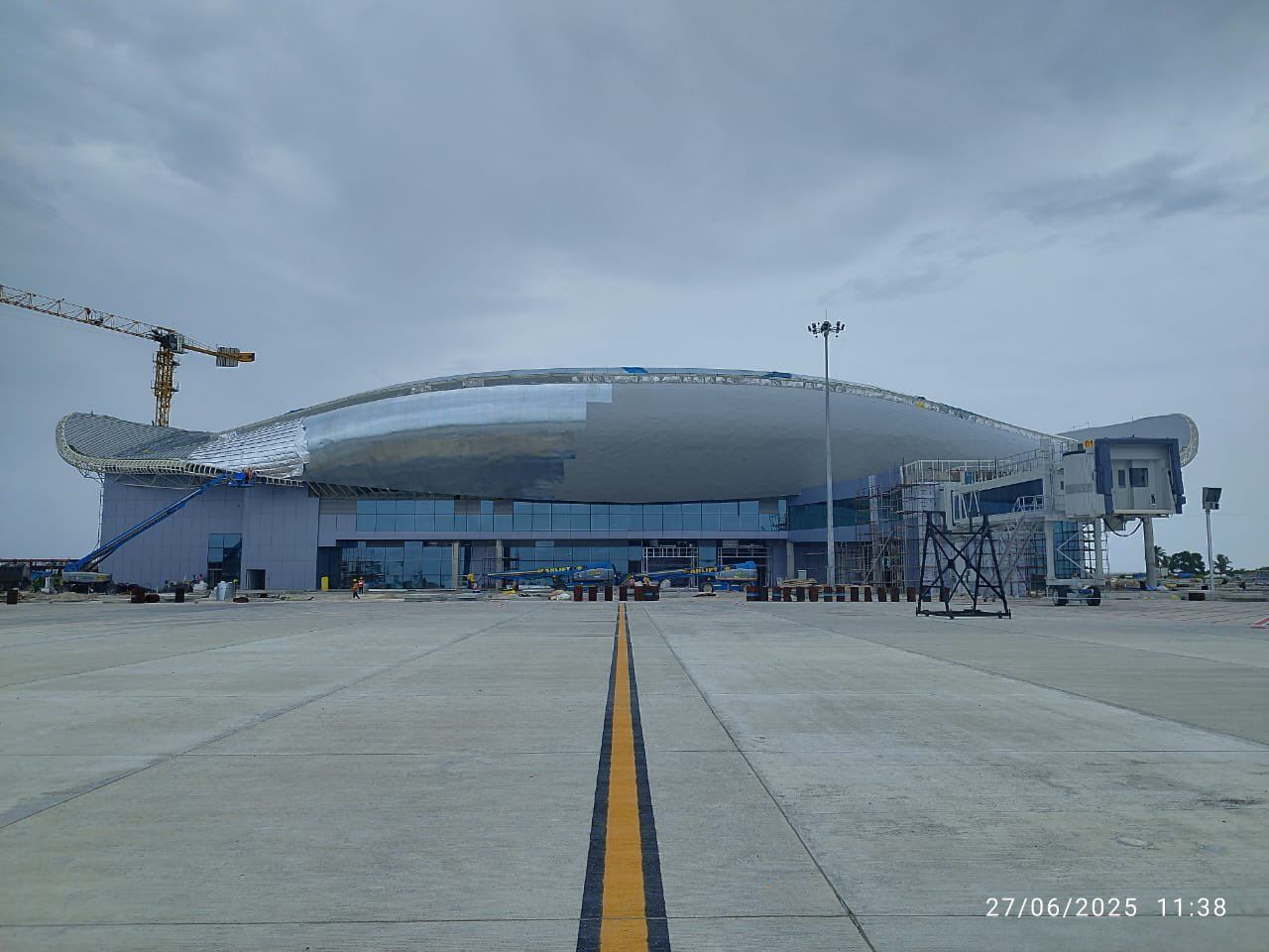 Hanimaadhoo International Airport ge aa terminal anna mahu 9 gai hulhuvanee