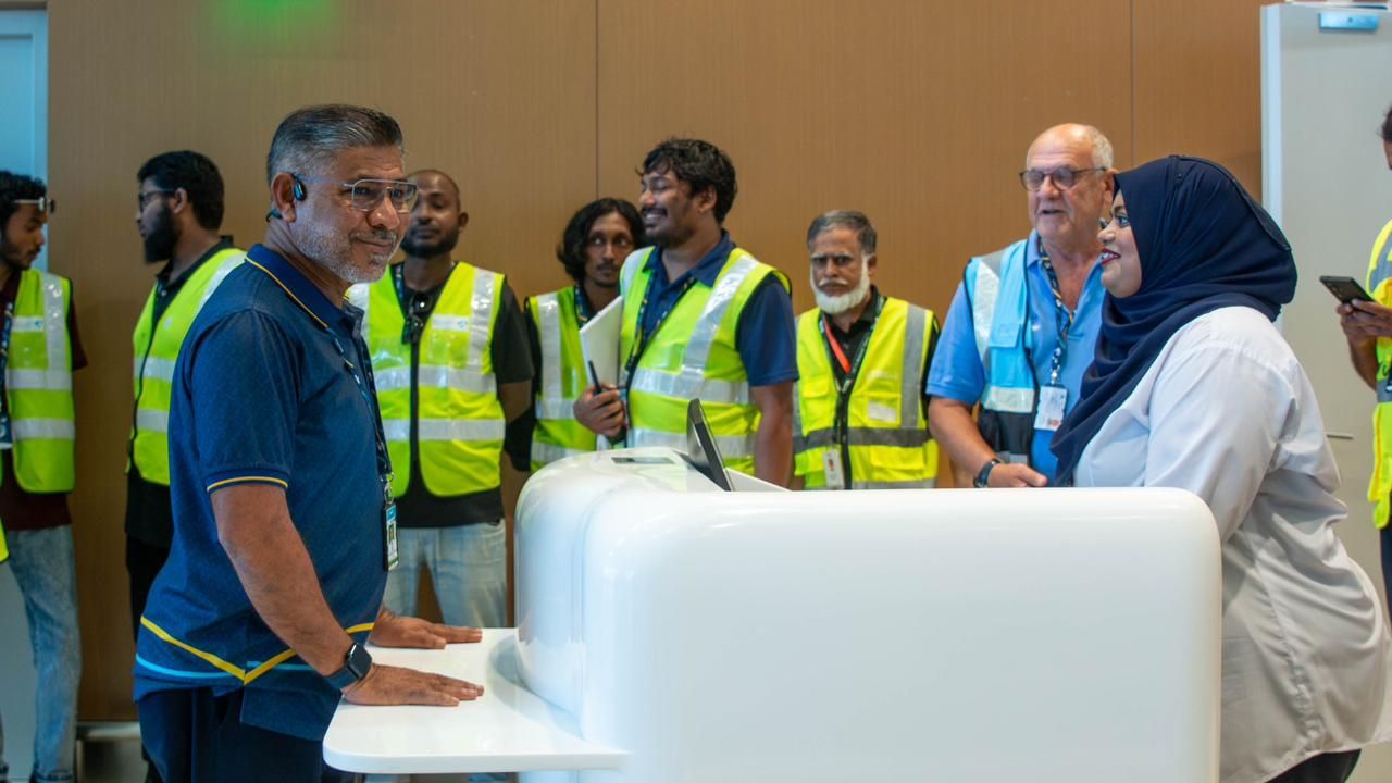 MACL conducts tests on new terminal's check-in system