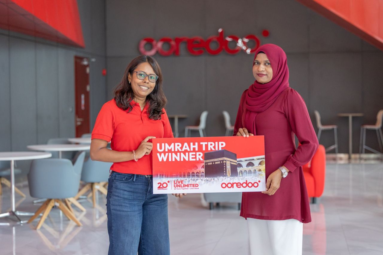 Ooredoo ge 4 vana Umraa dhathuru libey faraaiy hovaifi 