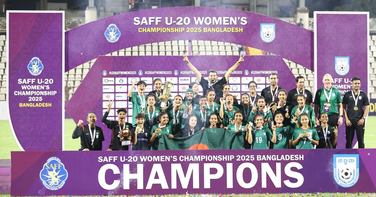 SAFF 20 aharun dhashuge anhen champion kan Bangladesh ah 
