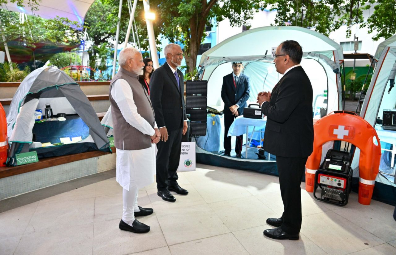 India in Raajje ah portable dhe hospital hadhiyaa kohfi 