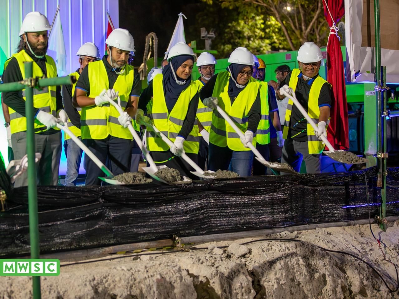 Hulhumale' gai hadhaa 10,000 ton ge fen plant ge masahkaiy fashaifi 