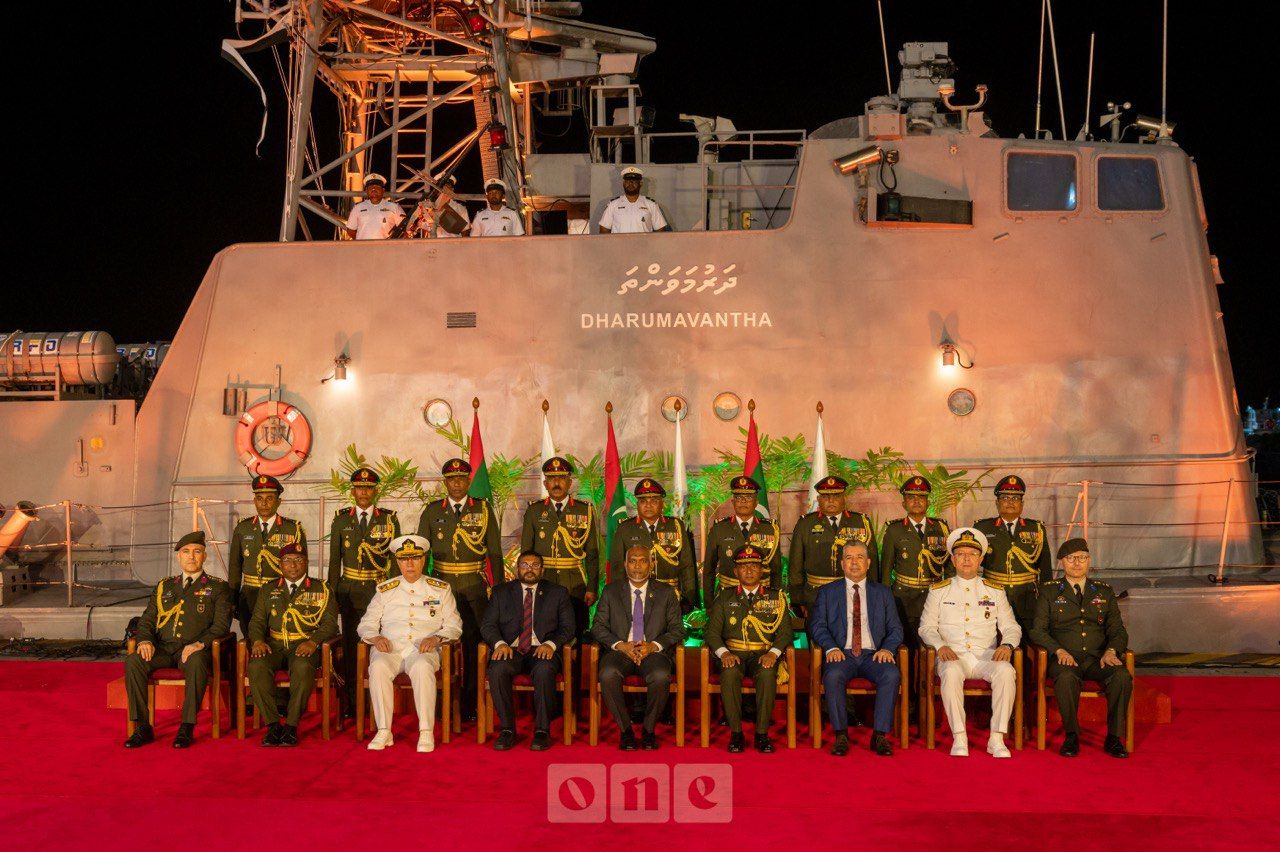 ވަން ފޮޓޯ: ތުރުކީން ހަދިޔާކުރި އަސްކަރީ މަނަވަރު އެމްއެންޑީއެފާ ހަވާލުކުރުން