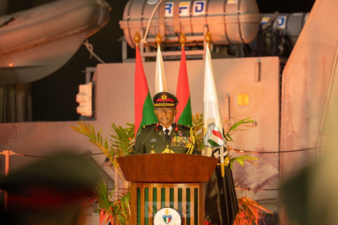 ވަން ފޮޓޯ: ތުރުކީން ހަދިޔާކުރި އަސްކަރީ މަނަވަރު އެމްއެންޑީއެފާ ހަވާލުކުރުން