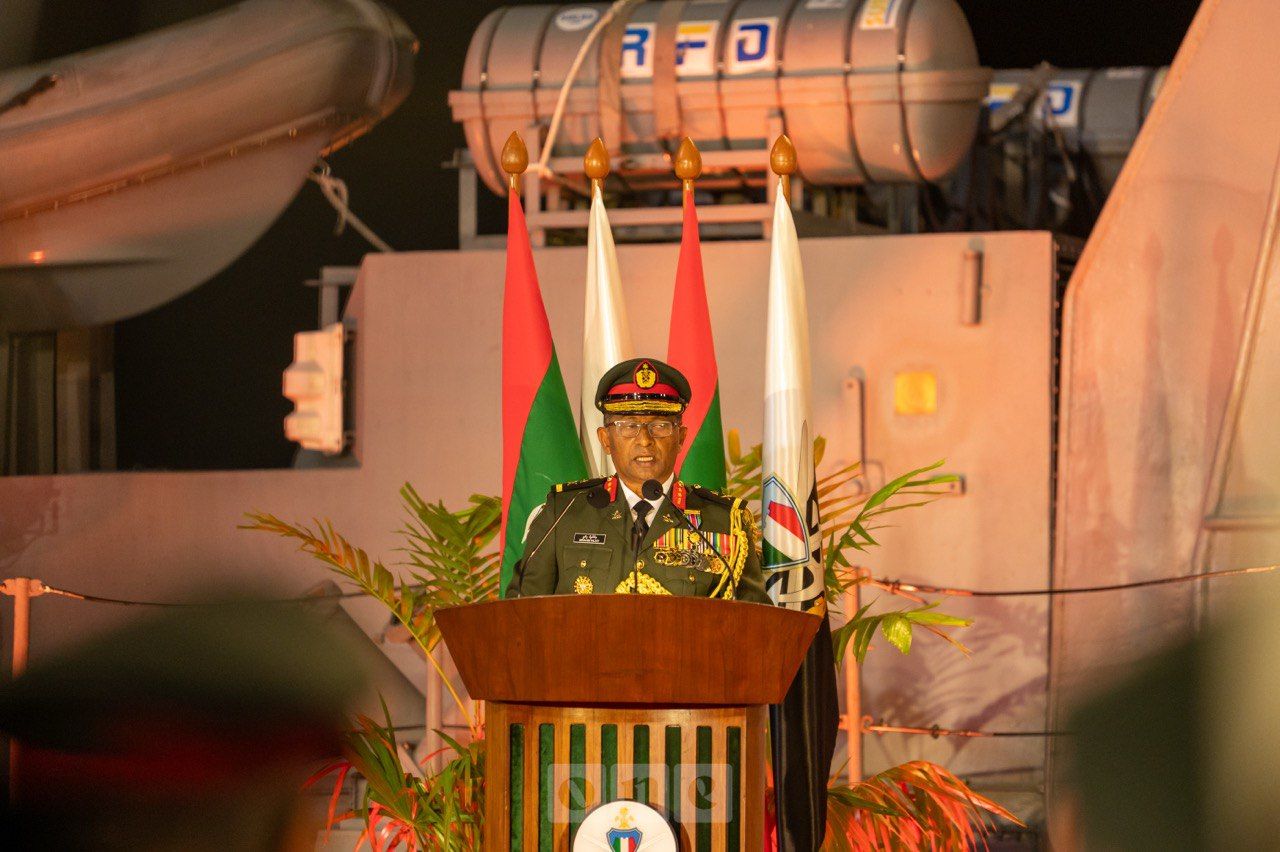 ވަން ފޮޓޯ: ތުރުކީން ހަދިޔާކުރި އަސްކަރީ މަނަވަރު އެމްއެންޑީއެފާ ހަވާލުކުރުން