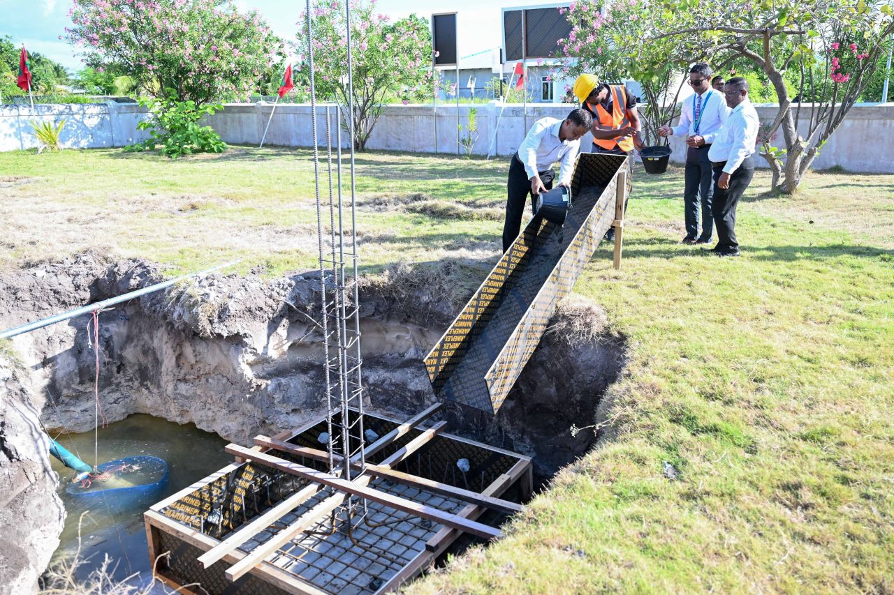 Foundation laid for Hanimaadhoo Hospital