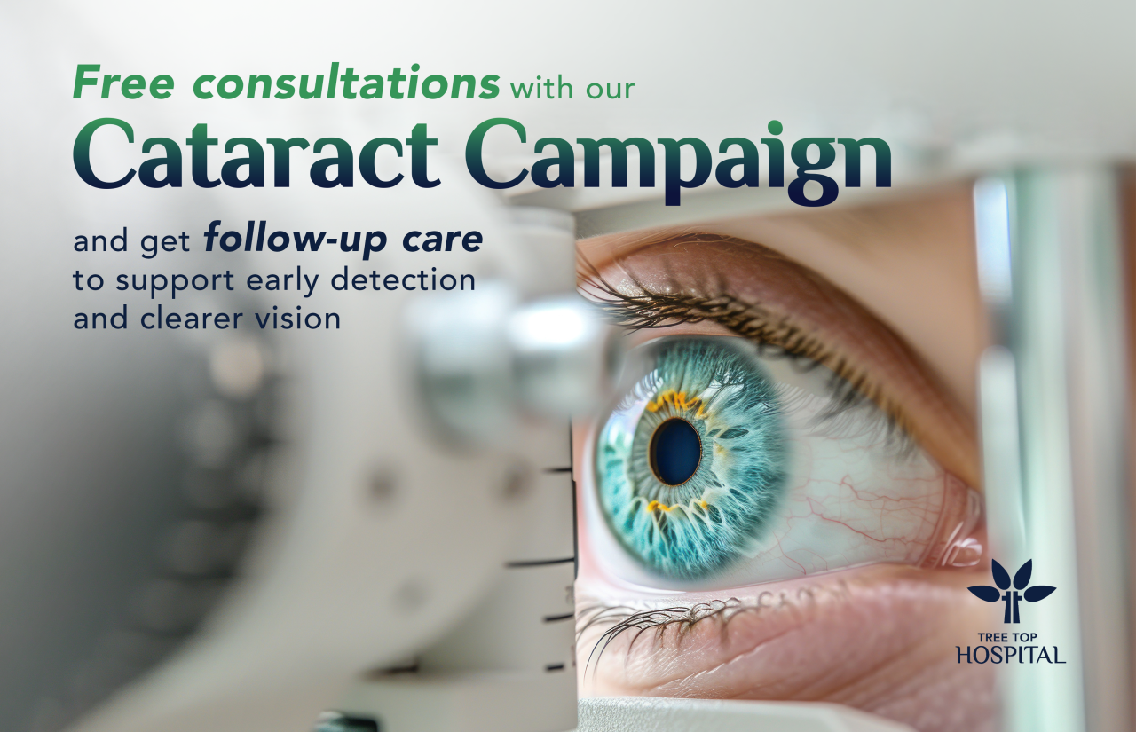 Tree Top Hospital inn hiley loluge doctor ah dhekkey haassa ''cataract campaign'' fashaifi 
