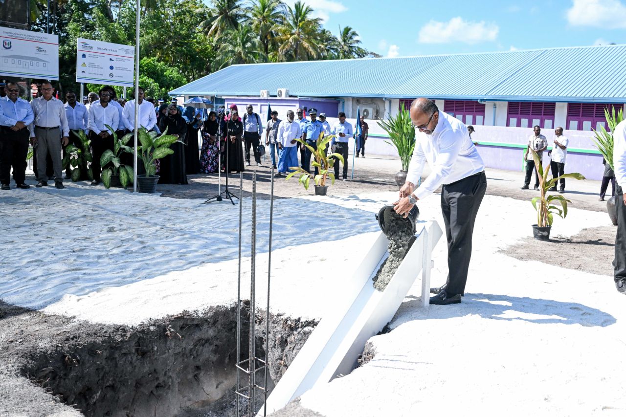 Bilehdhoo Police station aa imaaraathuge bingaa alhaifi 