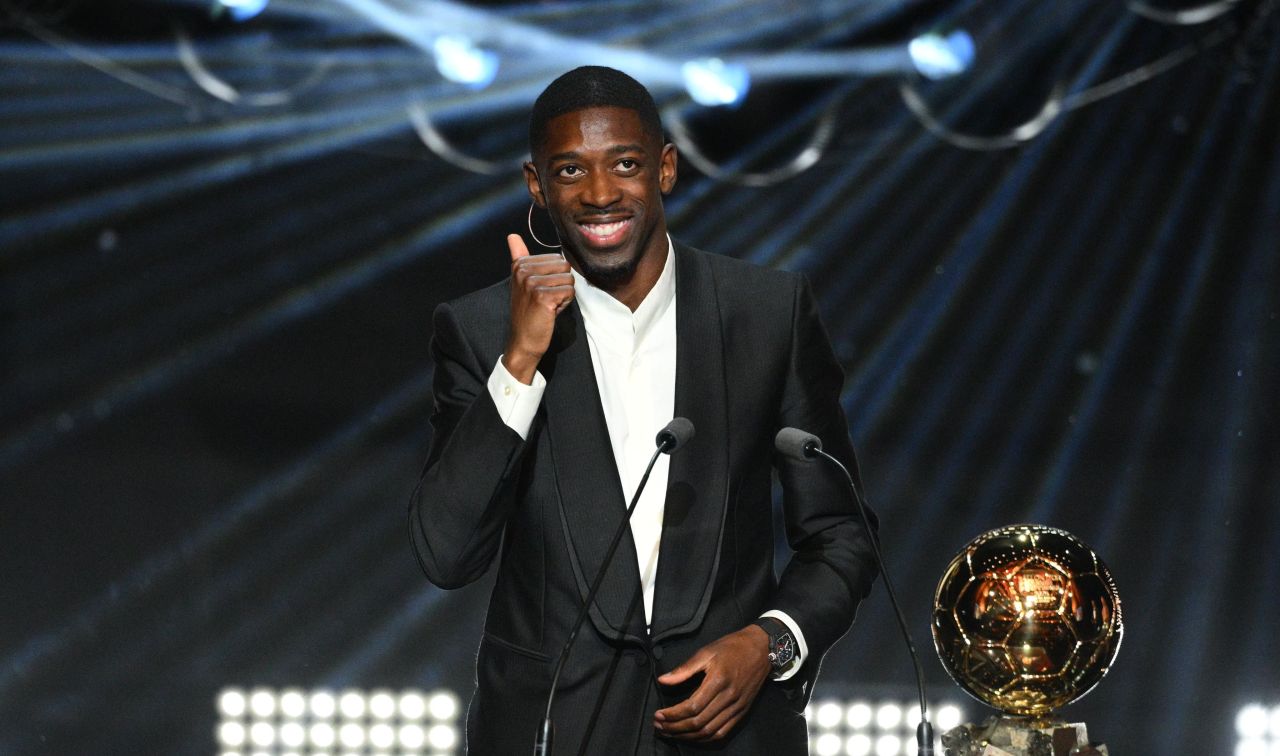 Ballon d'Or award aaeku Dembele dhuniyeyge 1 vana ah 