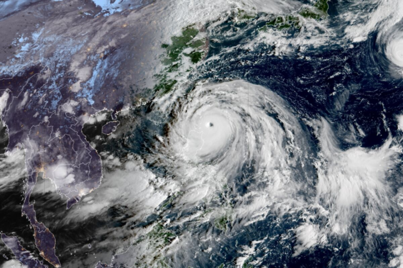 Thoofaan Ragasa gai Taiwan in 17 meehun maruvejje