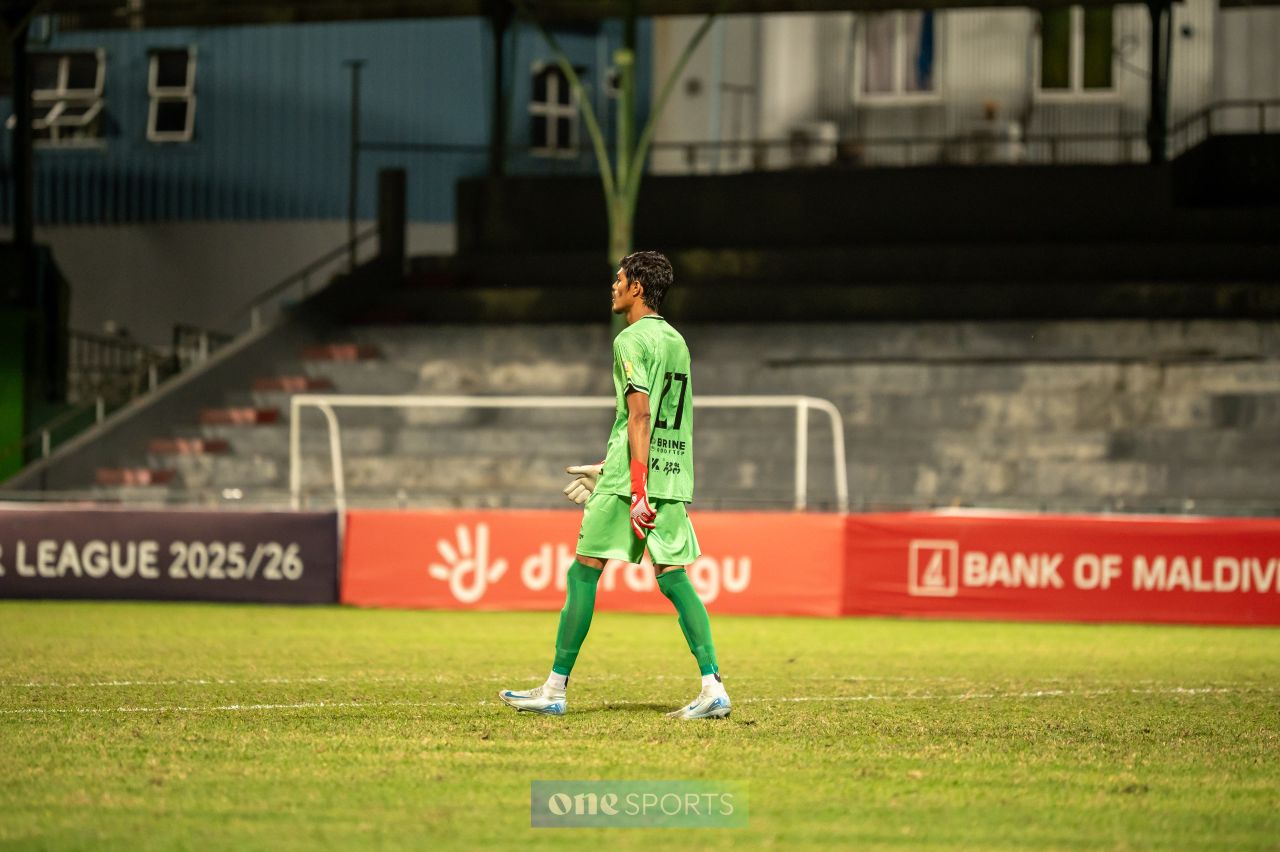 ވަން ފޮޓޯ: ދިރާގު ދިވެހި ޕްރިމިއާ ލީގުގައި ގްރީން ސްޓްރީޓްސްއިން އީގަލްސް ބަލިކުރުން