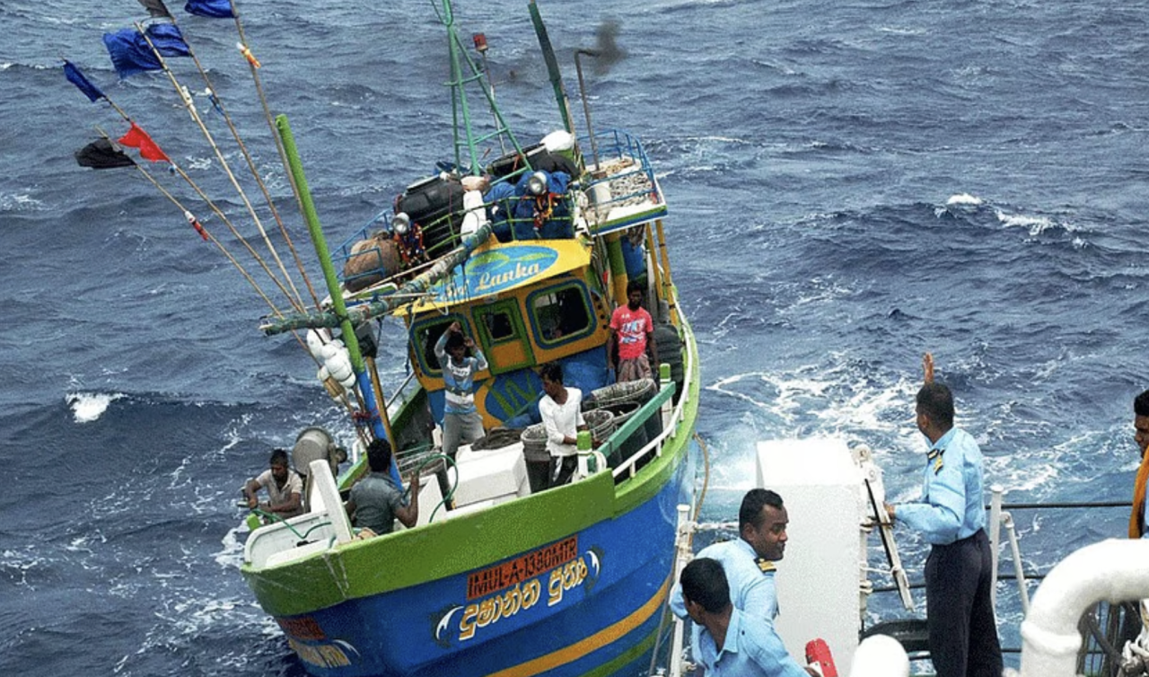 Lanka ge navy in India ge 47 masverin hayyaru kohfi