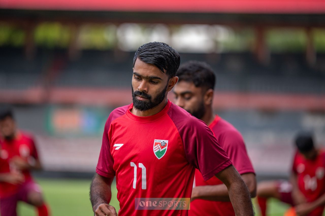 ވަން ފޮޓޯ: ކޮލިފިކޭޝަން މެޗުގެ ކުރިން ރާއްޖެއިން ކުރި އެންމެފަހު ޕްރެކްޓިސް