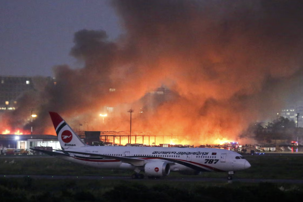 Dhaka airport ge cargo terminal gai roave bodethi gehllunthakeh