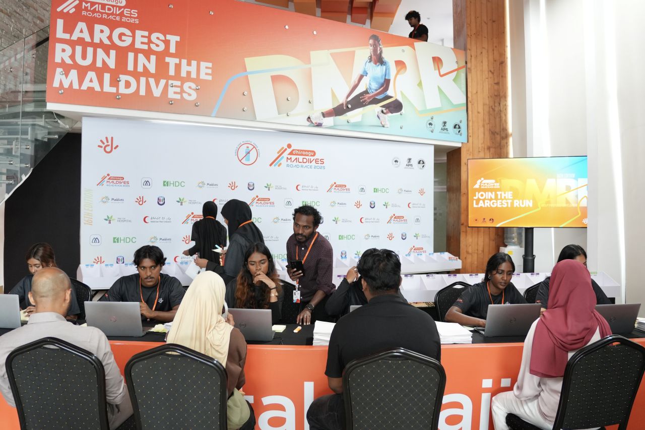 Dhiraagu Maldives Road Race 2025 ge race kit dhookuran fashaifi 