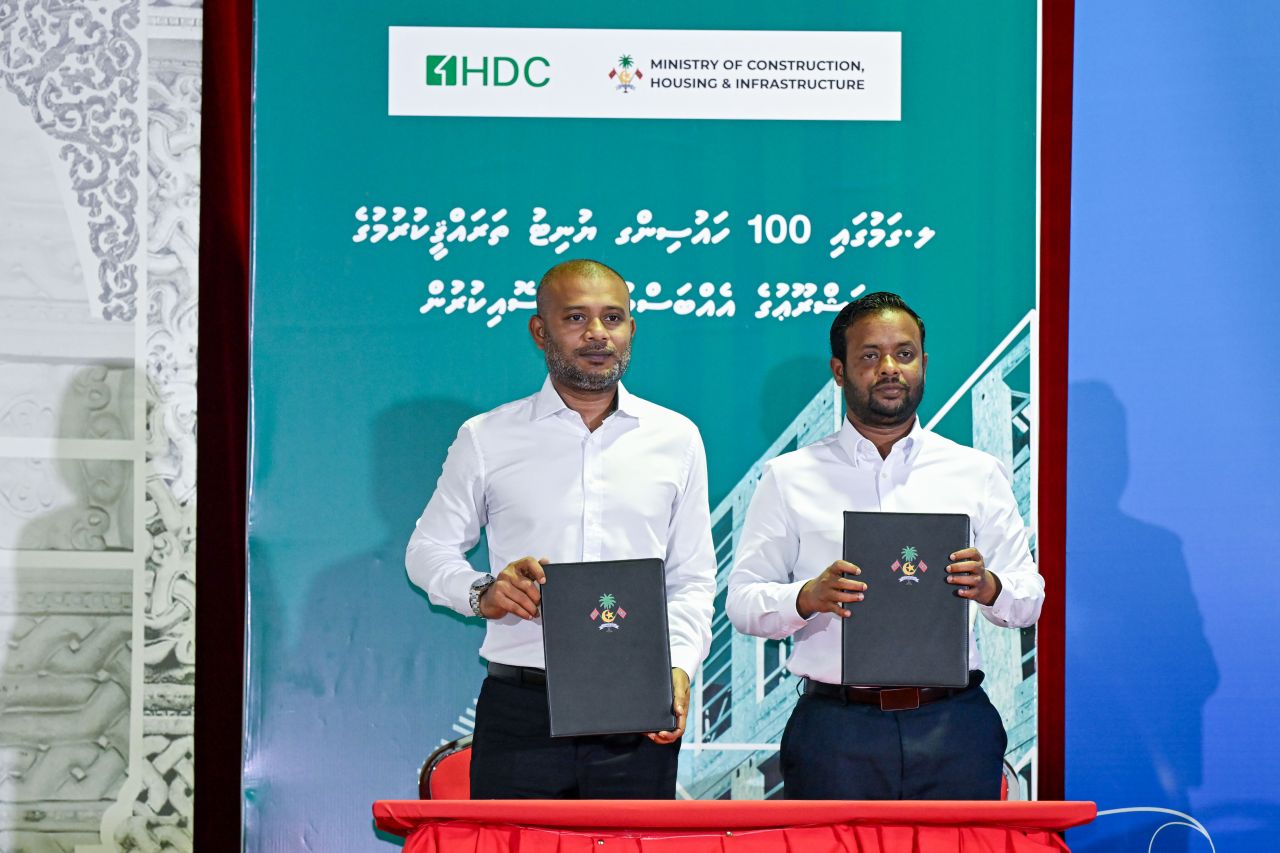 Gan gai 100 housing unit hedhumuge masahkaiy HDC ah 