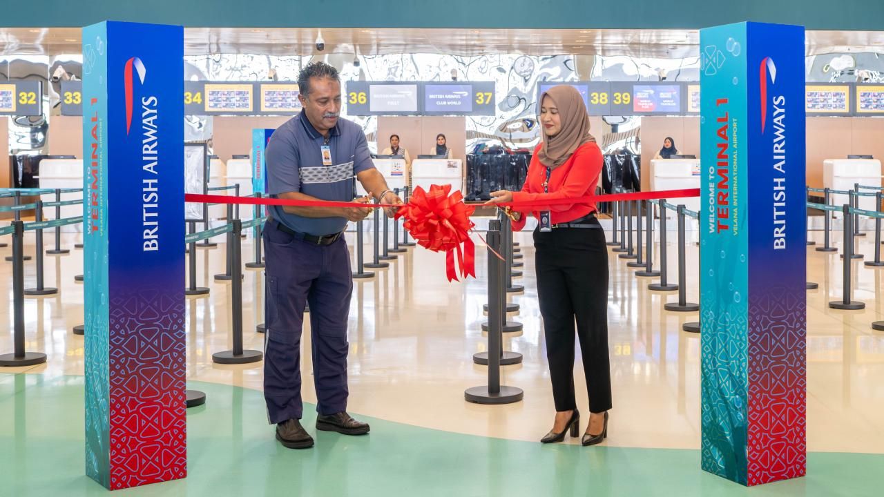 Aa terminal in British Airways ah hidhumaiy dheyn fashaifi