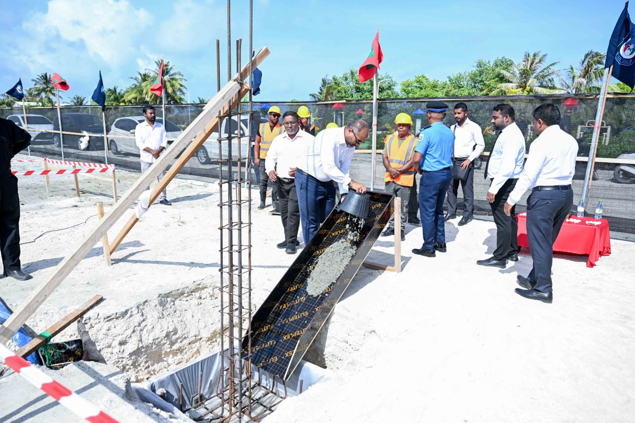 Kaashidhoo: Police station aai Community rehabilitation center ge bingaa alhaifi 