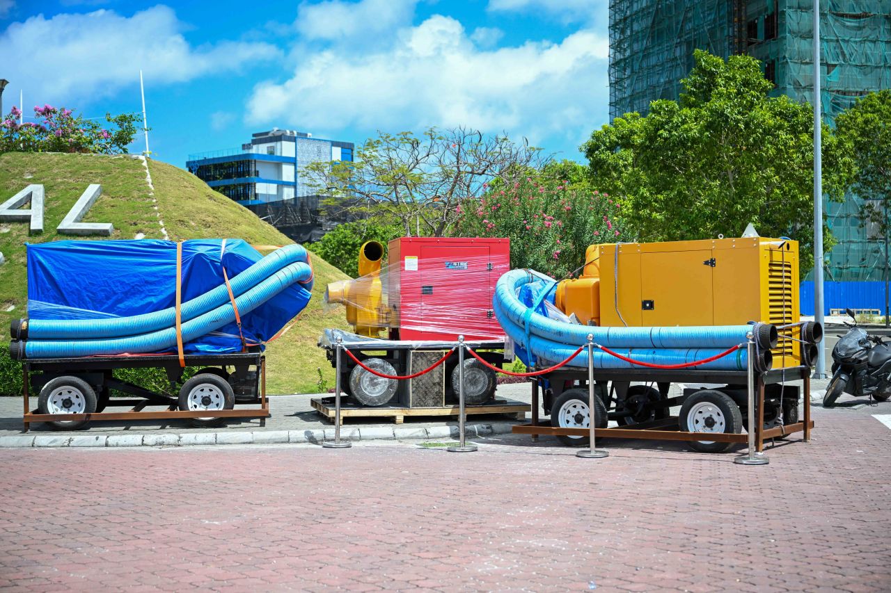 CMEC in Raajje ah fen hindhaa pump eh hadhiyaakohfi