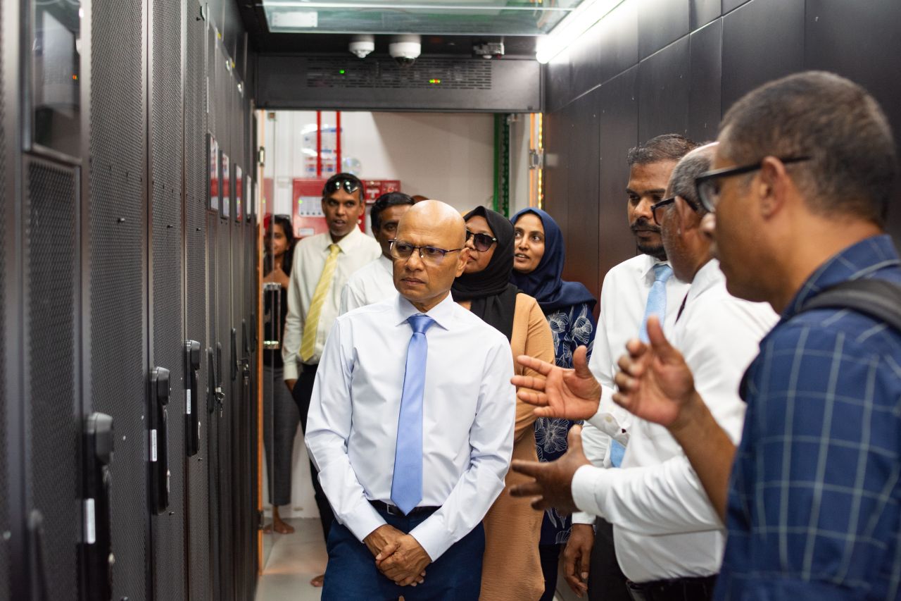 Dhiraagu ge 3 vana data center Velidhoogai hulhuvaifi