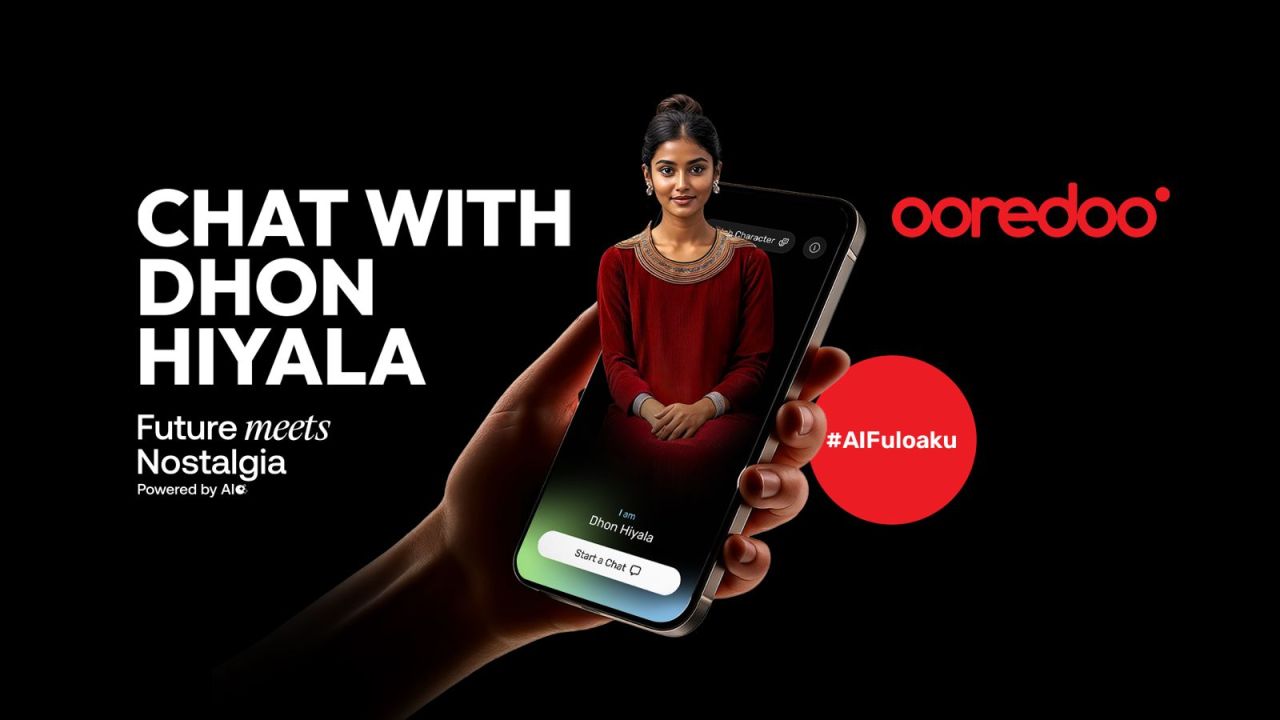 November mahu Ooredoo calander ge AI chatbot in dhonhiyala, vaahaka dhakkaalaifintha? 
