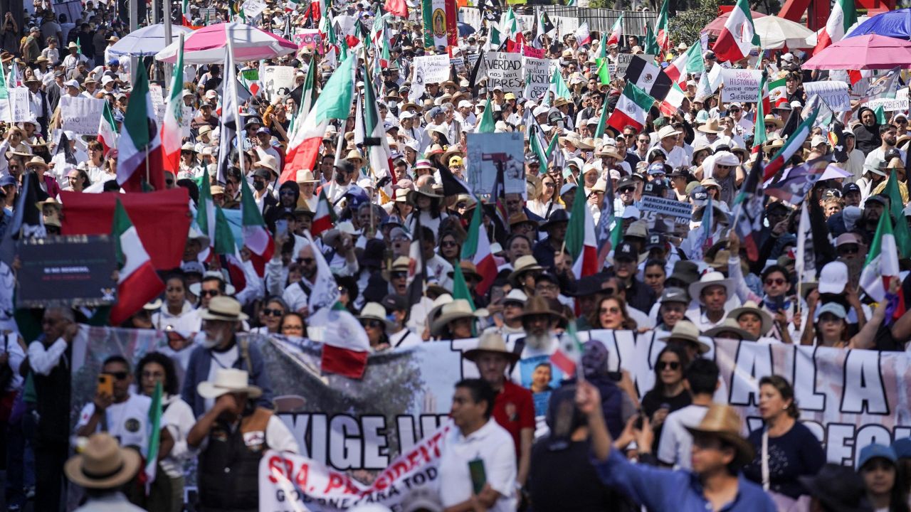 Mexico sarukaaraa dhekolhah egaumuge GenZ in muzaahara kuranee