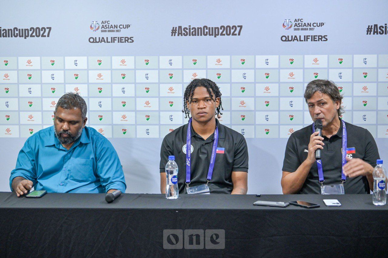 ވަން ފޮޓޯ: އޭއެފްސީ އޭޝިއަން ކަޕް ކޮލިފިކޭޝަން މެޗުގެ ޕްރެސް 