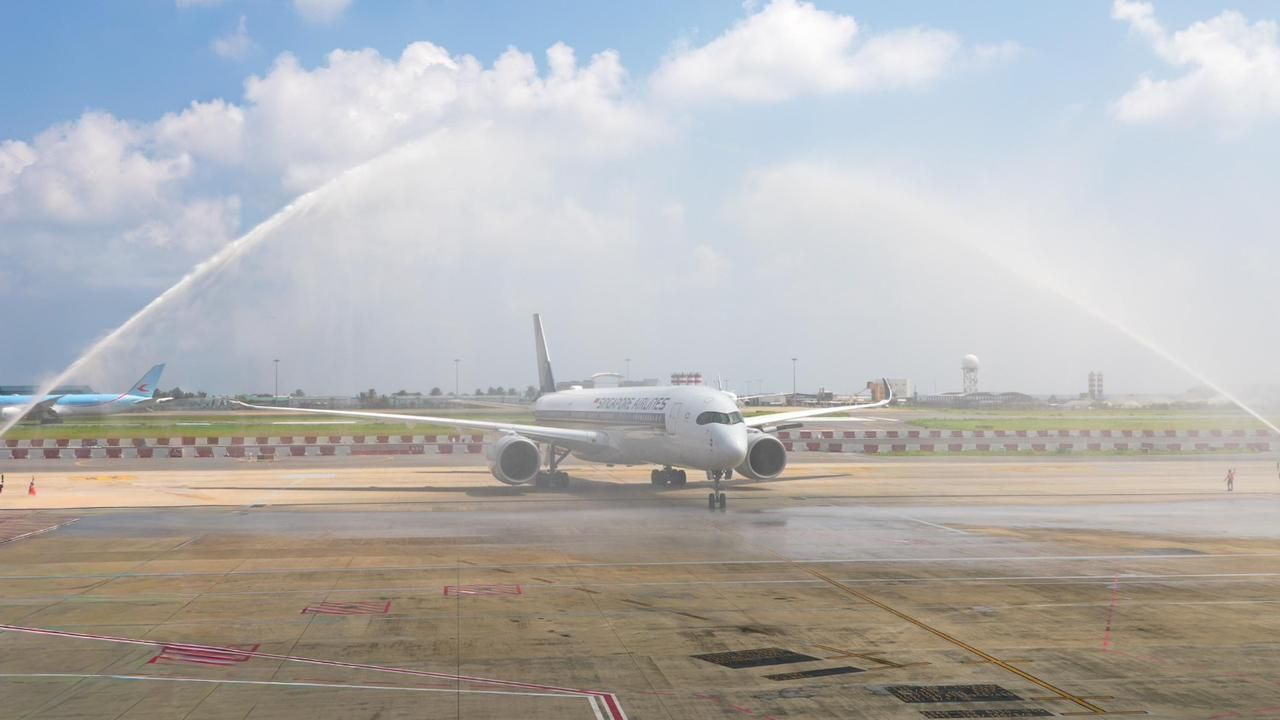 VIA ge aa terminal inn singapore airlines ah hidhumaiy dheyn fashaifi 