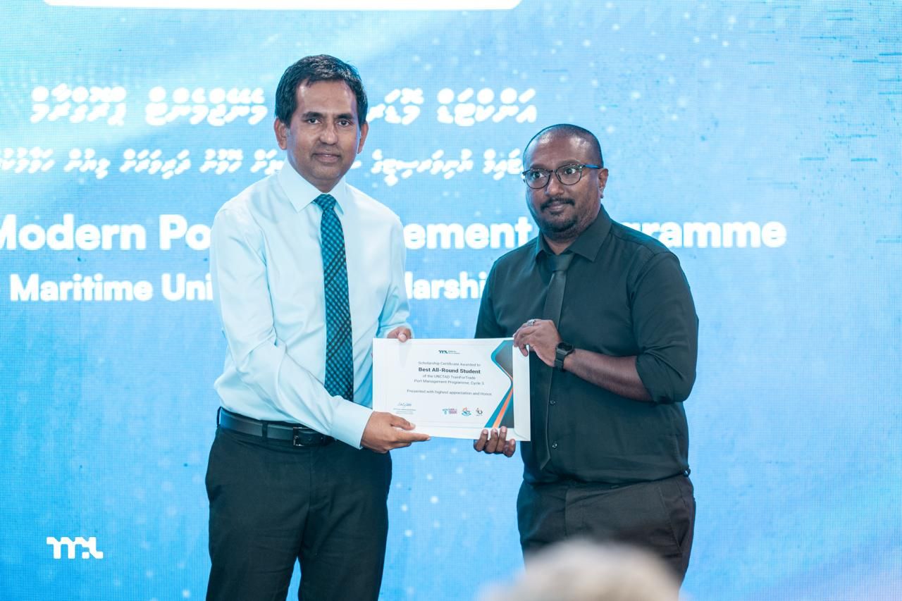 MPL ge port training center ge dhiraasee aharuge nimun faahaga koffi