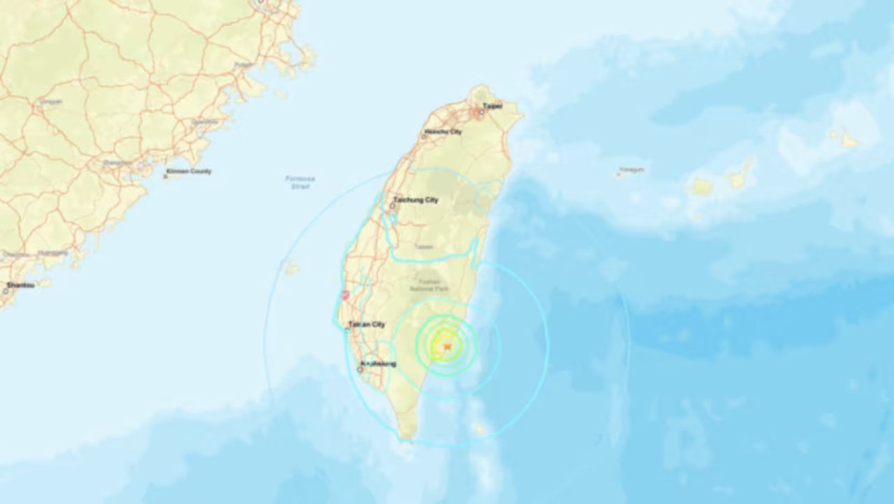 6.1-magnitude earthquake hits Southeastern Taiwan