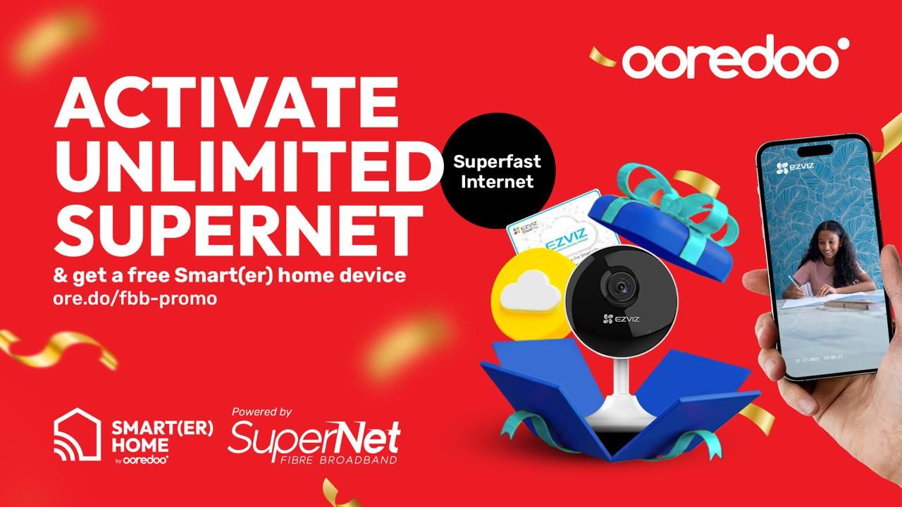 Ooredoo supernet nagaigen smart home device eh libey promotion eh
