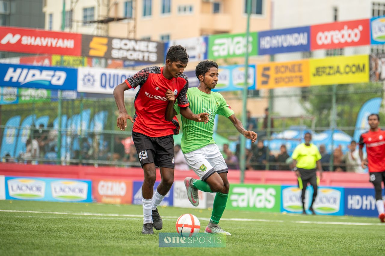 ވަން ފޮޓޯ: ގޯލްޑަން ފުޓްސަލް ޗެލެންޖްގެ ހދ އާއި އައްޑޫގެ އަތޮޅު ބުރު
