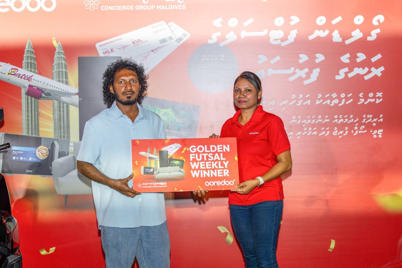 Ooredoo Golden Futsal ge 2 vana naseebuveriyakah Shahid