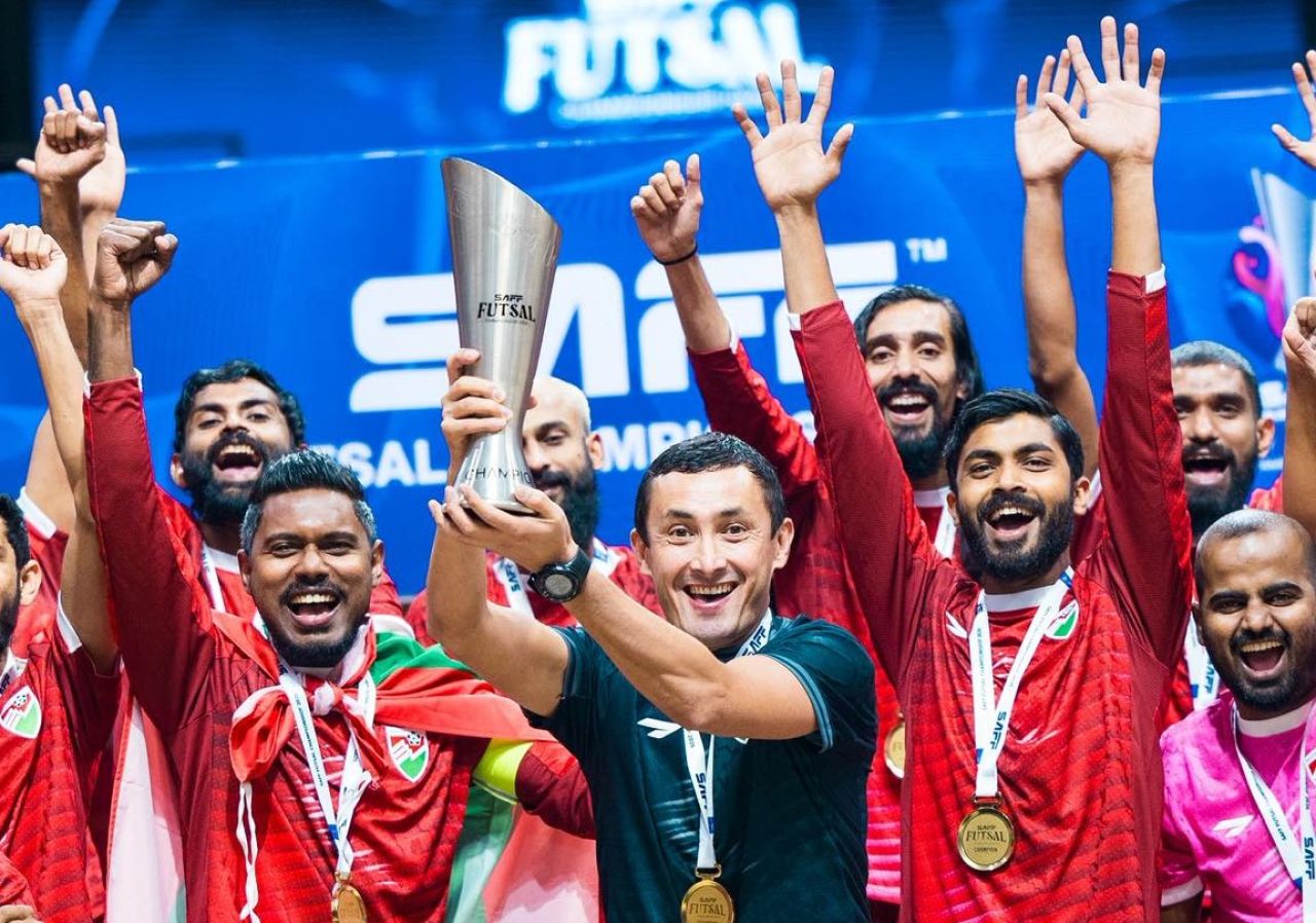 Futsal ge gaumee team ah maruhabaa kiyan male' gai mirey havaa aruvanee 