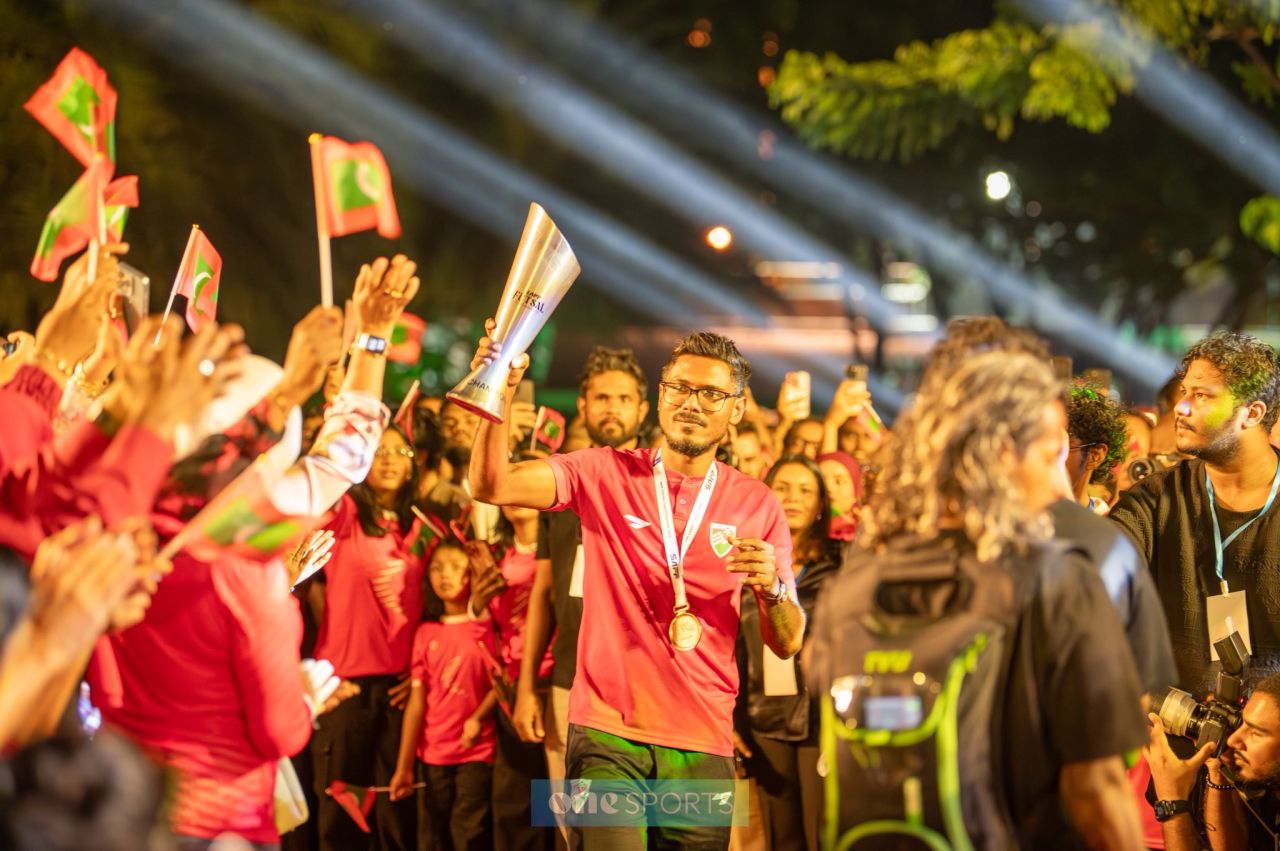 Dhekunu Asia ge futsal thattaaeku gaumee team raajje ah 
