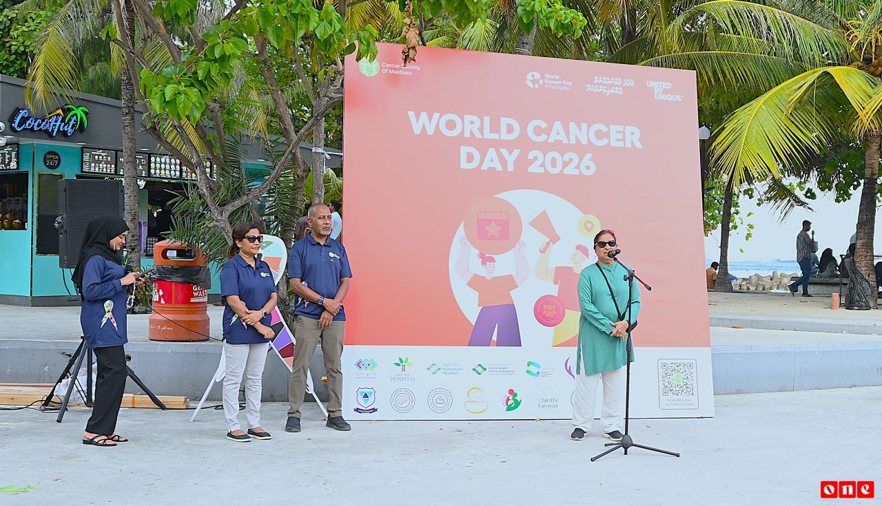ވަން ފޮޓޯ: ކެންސަރާ މެދު ހޭލުންތެރިކަން އިތުރުކުރުމުގެ ހަރަކާތް 