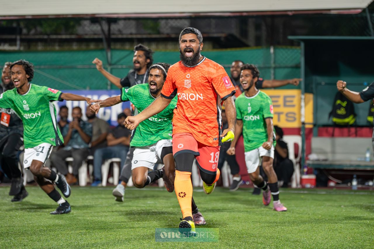 ވަން ފޮޓޯ: ހިޔުންޑާއި ގޯލްޑަން ފުޓްސަލް ޗެލެންޖް 2026 ގެ ފައިނަލާއެކު ނައިވާދޫ ދެވަނަ ފައިނަލަށް 