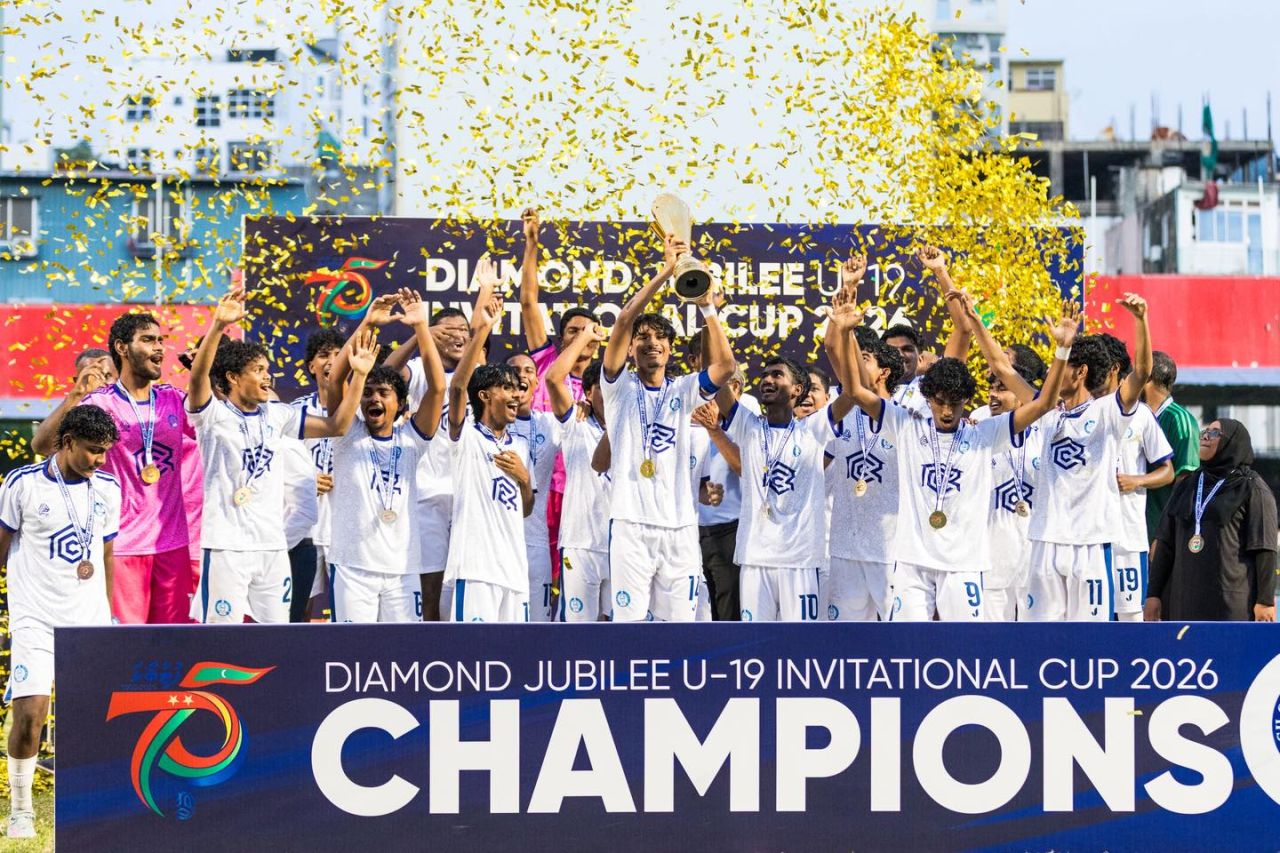 Diamond Jubilee 19 aharun dhashu muaaraathuge champion kan CHSE Male' ah 