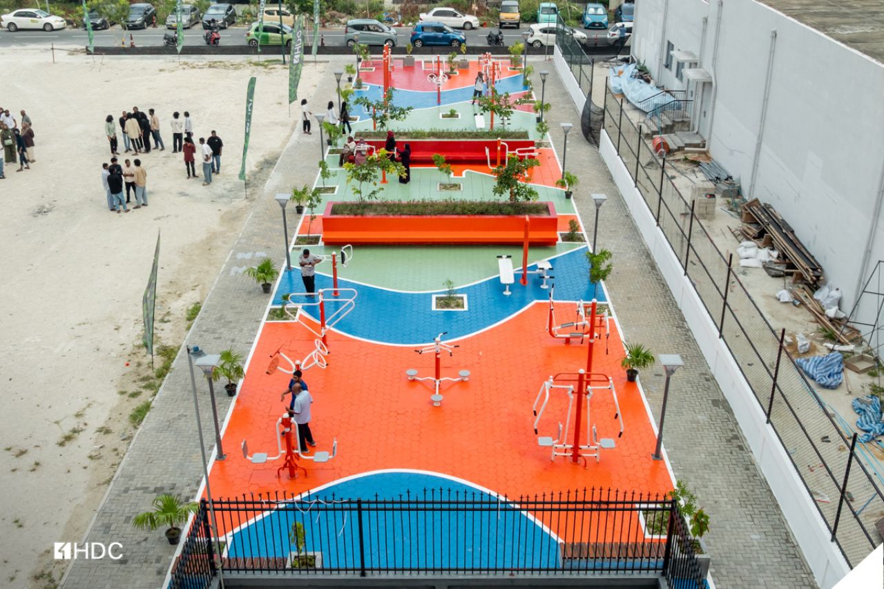 Hulhumale' phase 2 gai gaaimukuri outdoor gym hulhuvaifi 