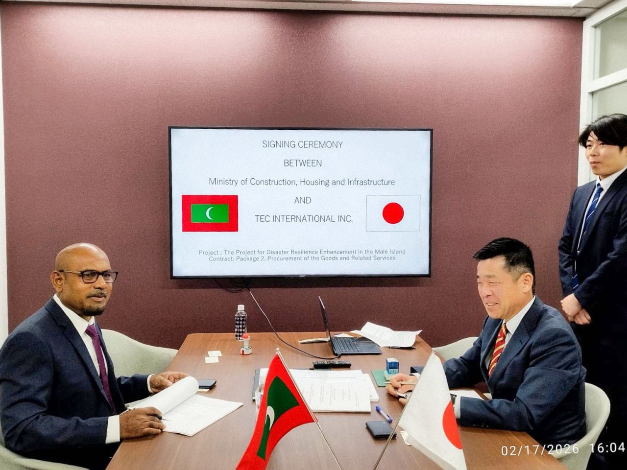 Male' ge fenhindhaa nizaamu harudhanaa kurumah Japan kunfunyakaa havaalukoffi